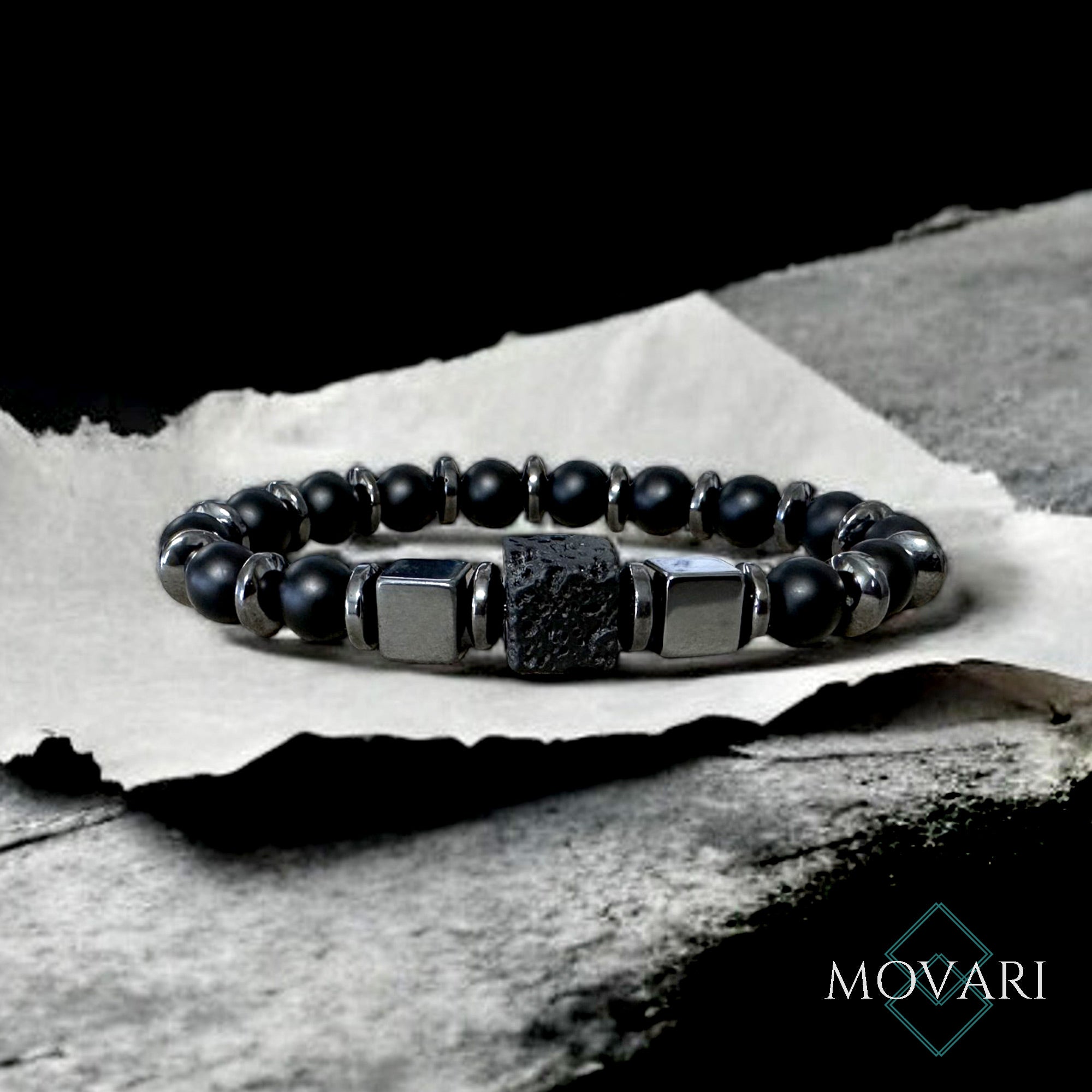 Protection Bracelet Mens lava